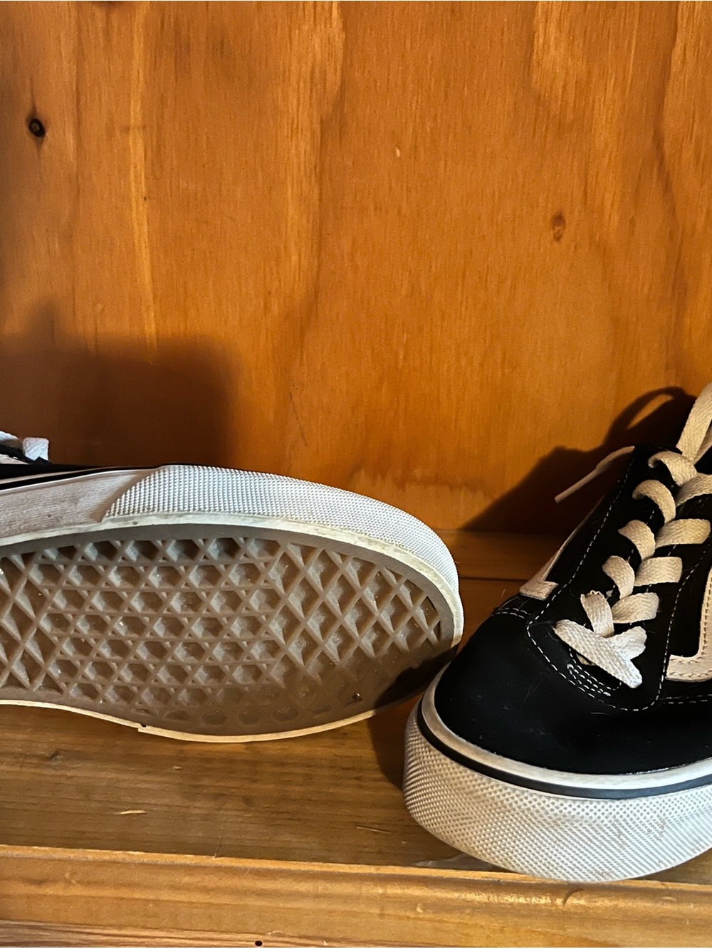 Classic Black Canvas Low-Top Sneakers with White Accents